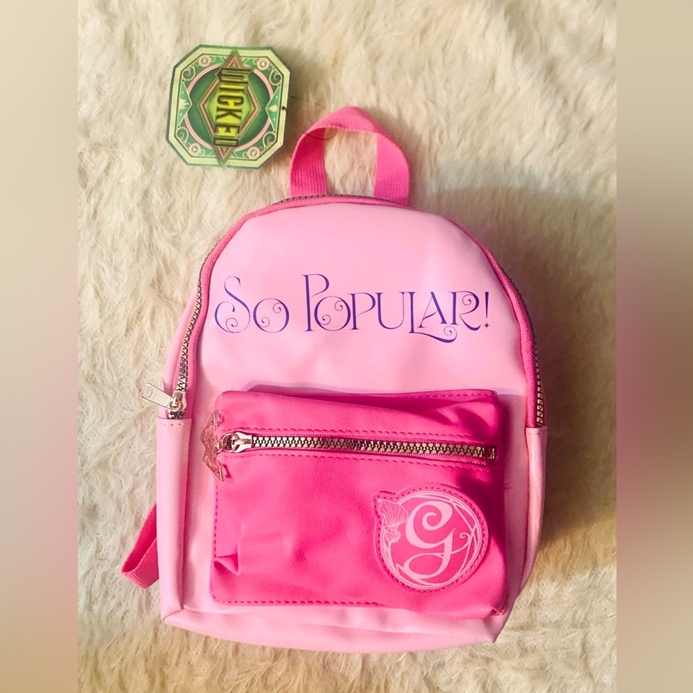Wicked|Glinda So Popular Pink Mini Book Bag|Exclusive|NWT